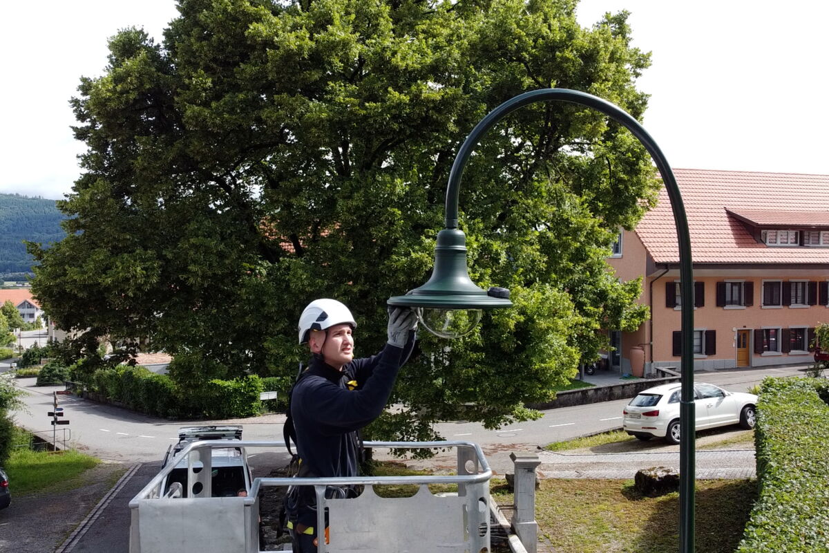 Münchwilen installe des luminaires BadenCity et Luma équipés de capteurs radars