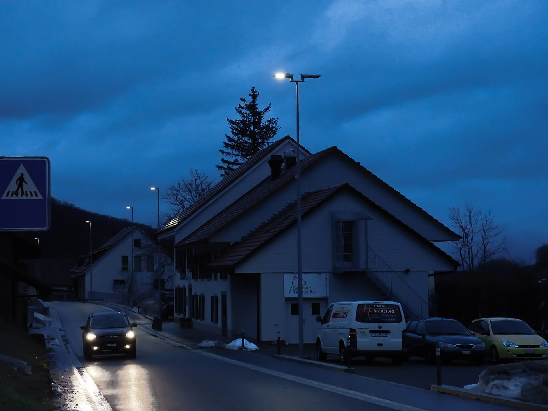 Strassenbeleuchtung in Thalheim